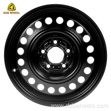 17x7 Inch 5 Lugs 114.3mm Black Snow Wheels